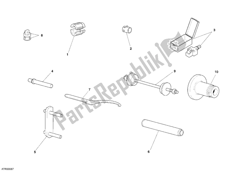 Wszystkie części do Narz? Dzia Serwisowe Warsztatu, Stela? Ducati Monster S2R 800 2006